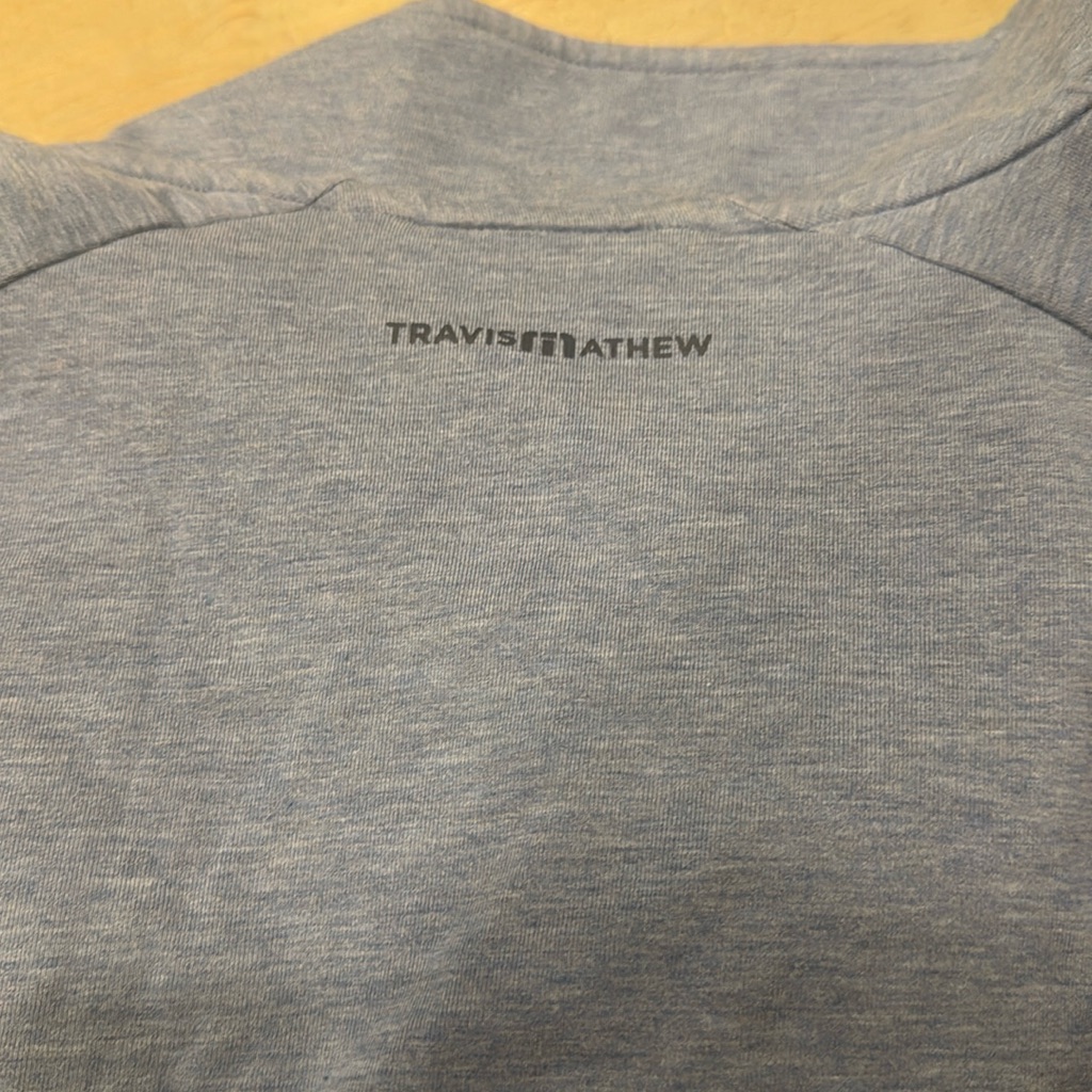 Light Blue Travis Matthews Zip-Up Pullover
